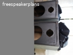 KEF CONCORD IV four 4 empty speaker cabinets