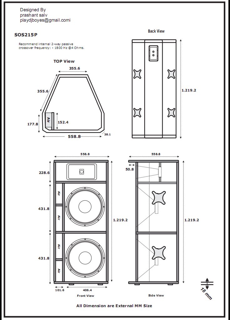 JENIS-JENIS BOKS SPEAKER  OUTDOOR / AUDIOPRO - Page 2 SOS215P